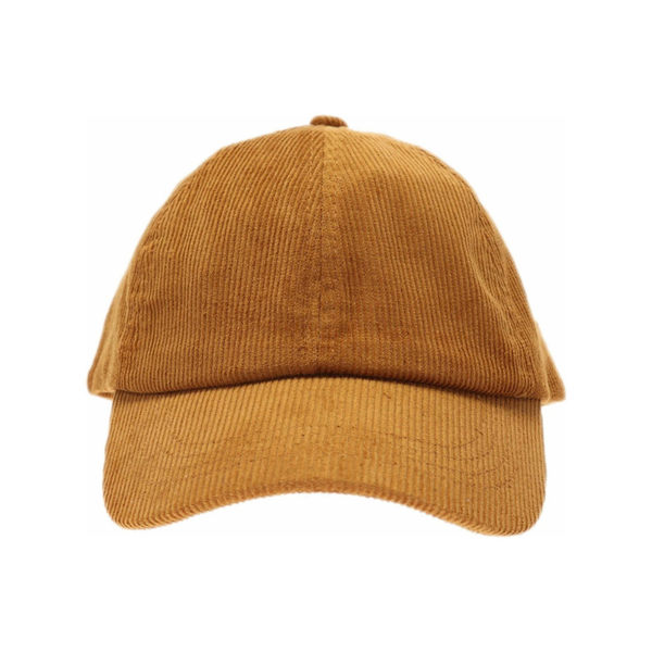 C.C Corduroy Criss Cross High Pony Ball Cap