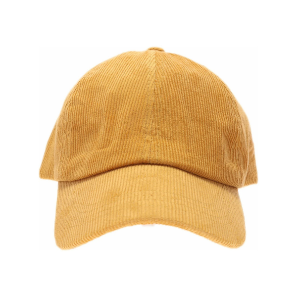 C.C Corduroy Criss Cross High Pony Ball Cap