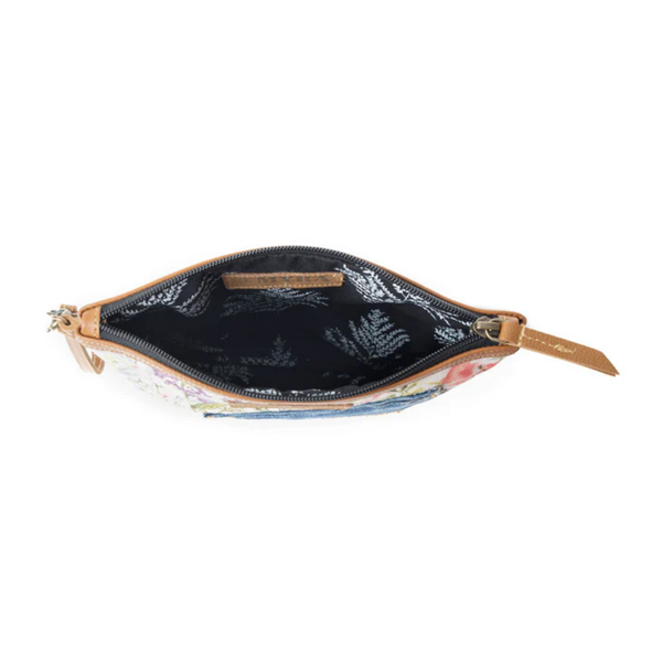 Dahlia Denim Clutch Bag