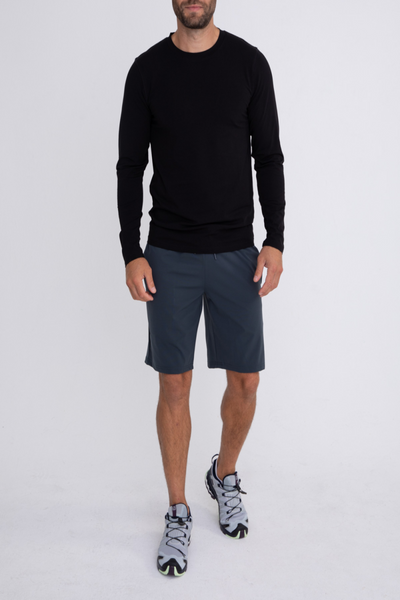 Rewind Pima Cotton Blend Long Sleeve Shirt