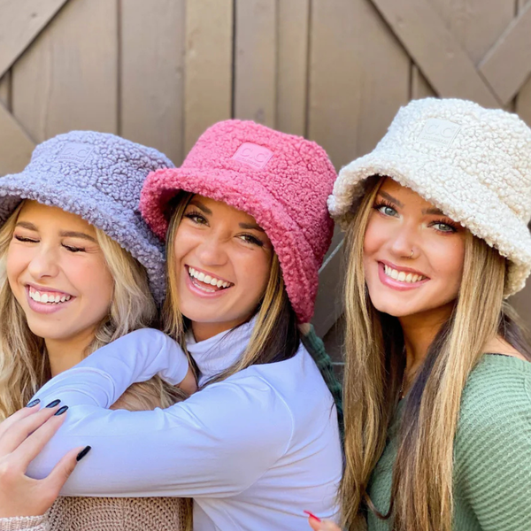 C.C Faux Sherpa Bucket Hat