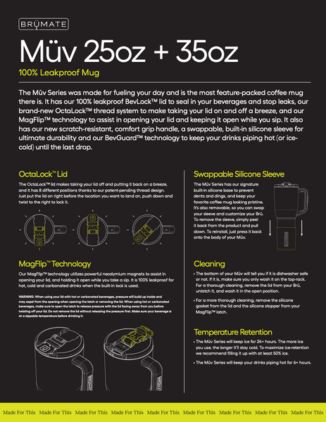 BrüMate MÜV 35oz. Coffee Mug