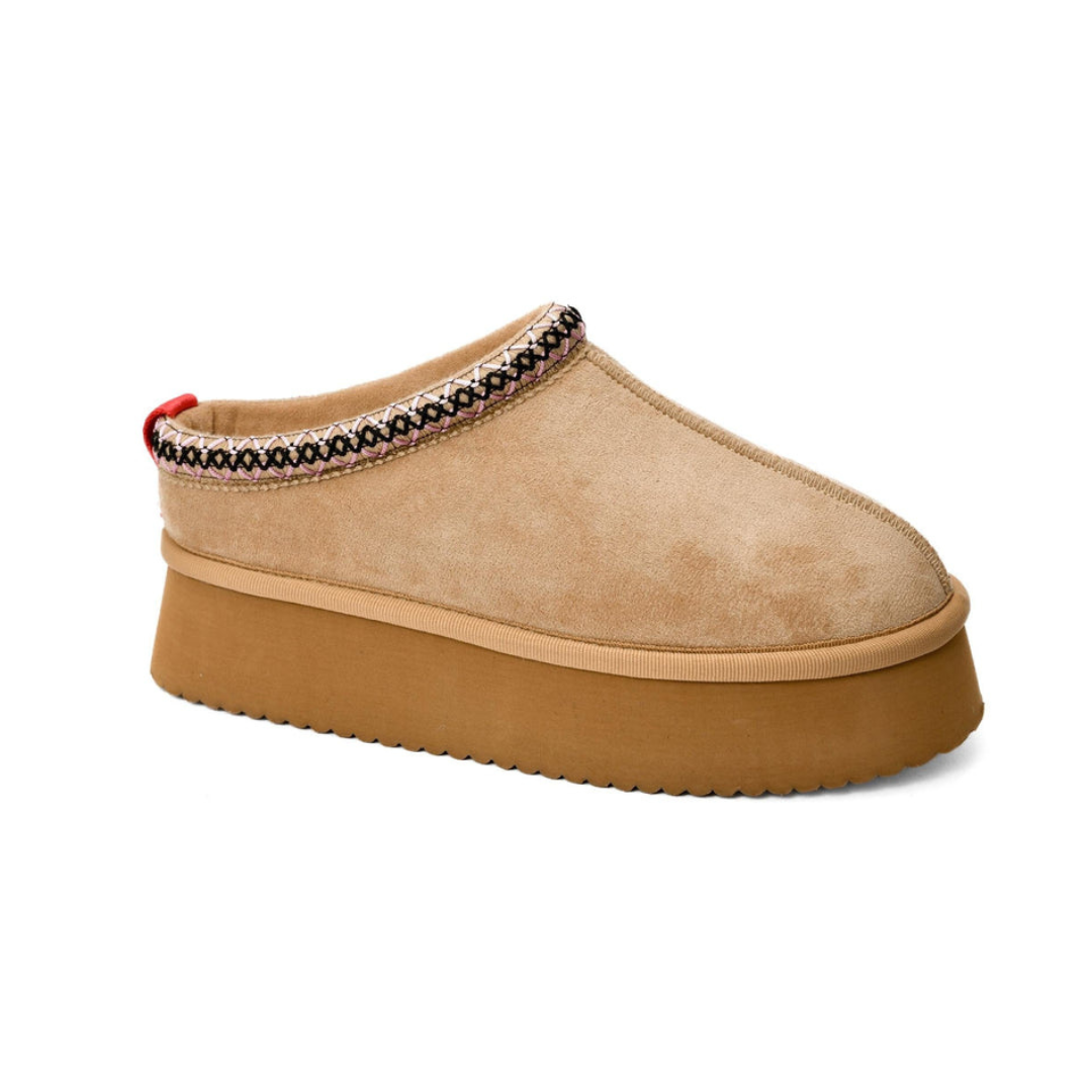 CORKYS - CUDDLE UP PLATFORM SLIPPERS IN CAMEL main image 0