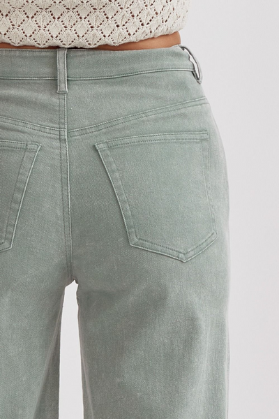 Your Song Acid Wash Wide Leg Pants