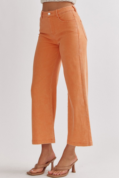 Your Song Acid Wash Wide Leg Pants