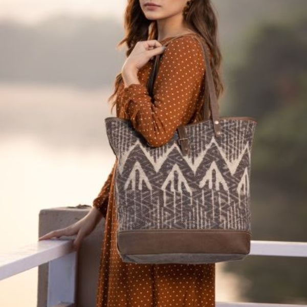 Myra Art On Canvas Tote Bag