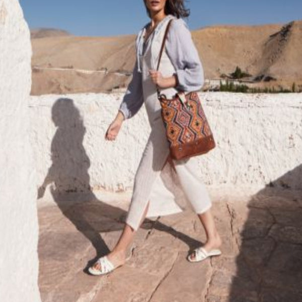 Myra Orange Embers Shoulder Bag