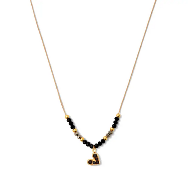 Beaded Heart Necklace