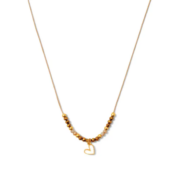 Beaded Heart Necklace
