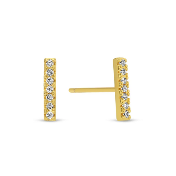 Pave Stud Earrings Set