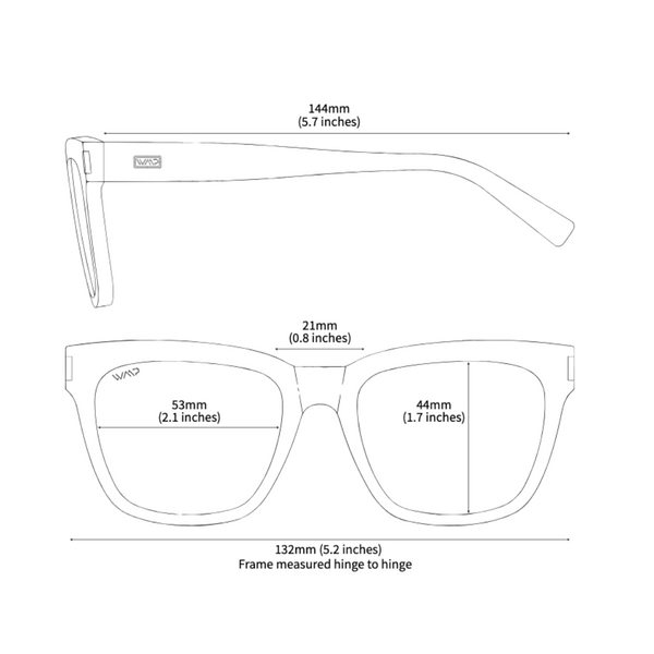 WearMe Pro Dakota Square Sunglasses