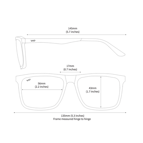 WearMe Pro Jacob Polarized Square Sunglasses