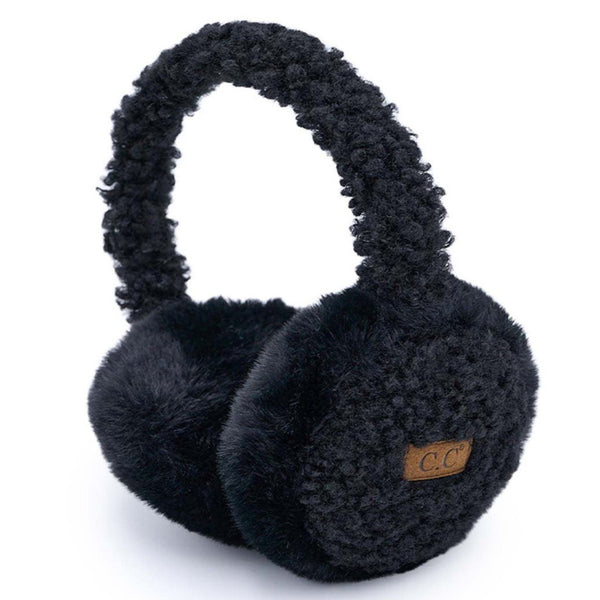 C.C Faux Fur Sherpa Earmuffs