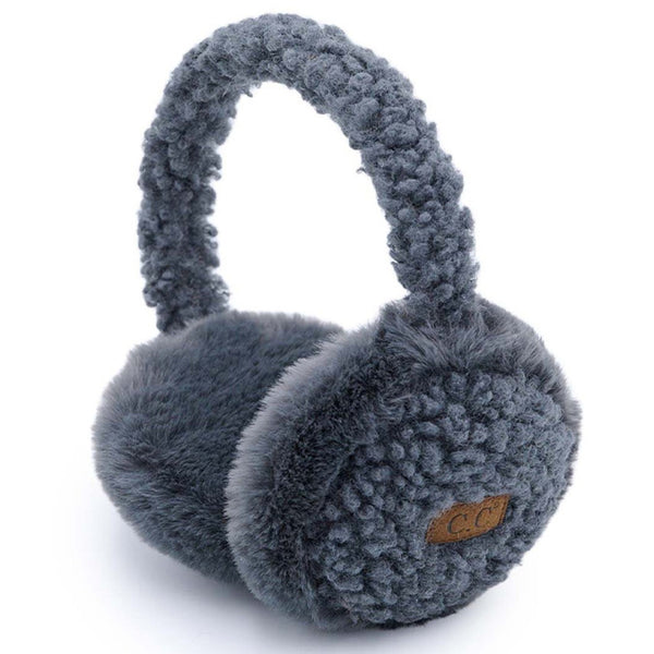 C.C Faux Fur Sherpa Earmuffs