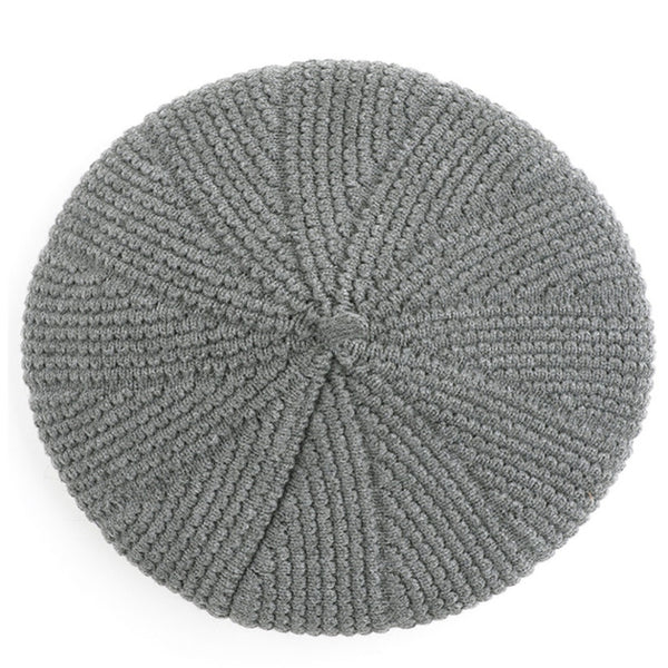 C.C Scalloped Wave Pattern Beret