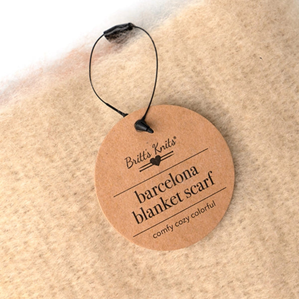 Barcelona Color Block Blanket Scarf