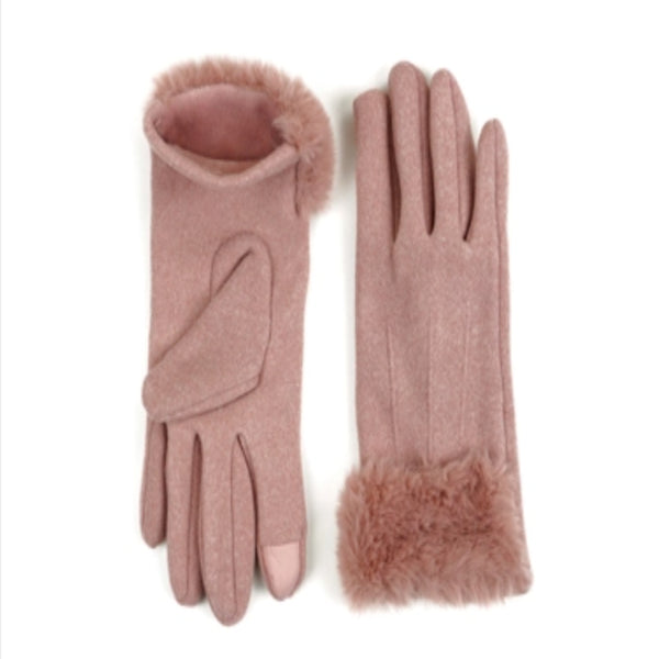 Socialite Faux Fur Gloves