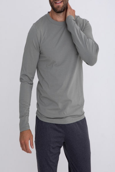 Rewind Pima Cotton Blend Long Sleeve Shirt