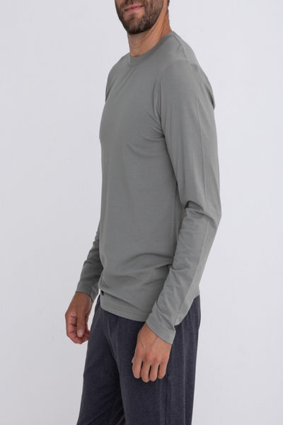 Rewind Pima Cotton Blend Long Sleeve Shirt