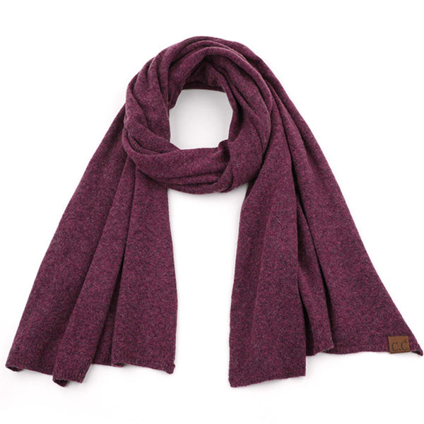 C.C Soft Recycled Yarn Fine Cuff Scarf