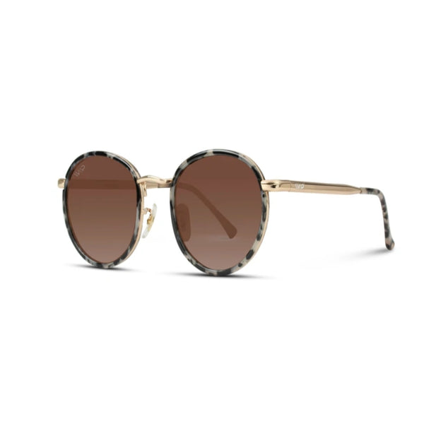 WearMe Pro Olivia Round Metal Frame Sunglasses