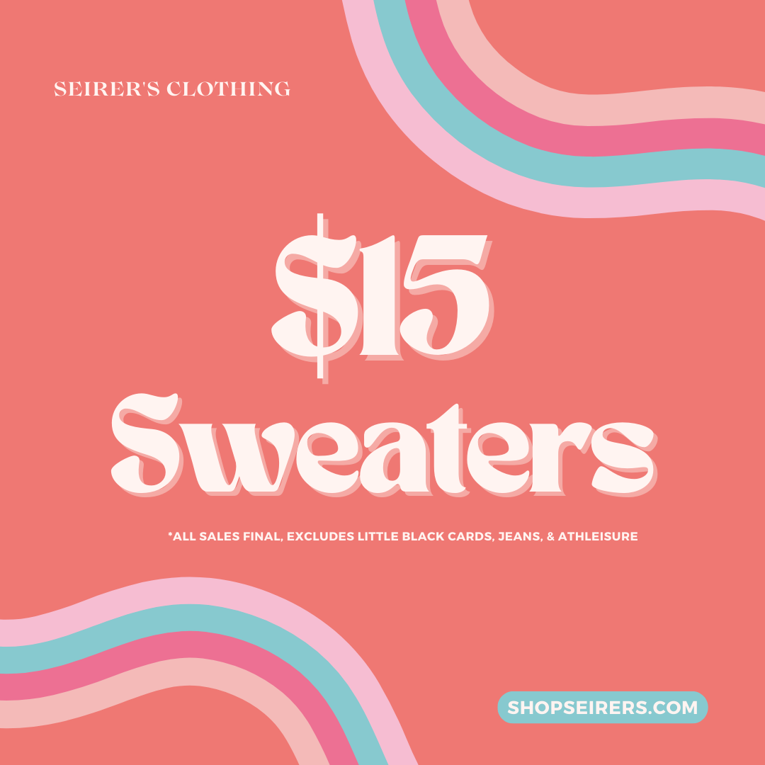 $15 Sweaters
