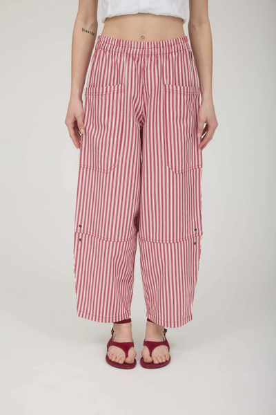 Stateside Stripe Pocket Detail Wide Leg Pants