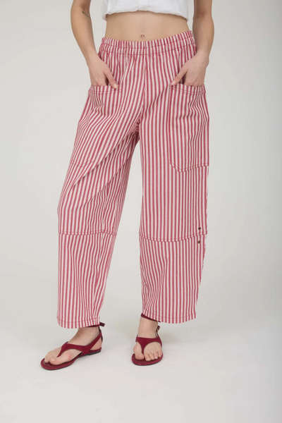 Stateside Stripe Pocket Detail Wide Leg Pants
