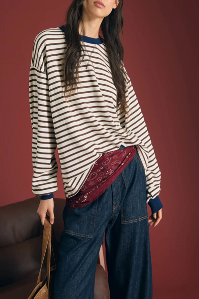 Runaway Stripe Knit Top