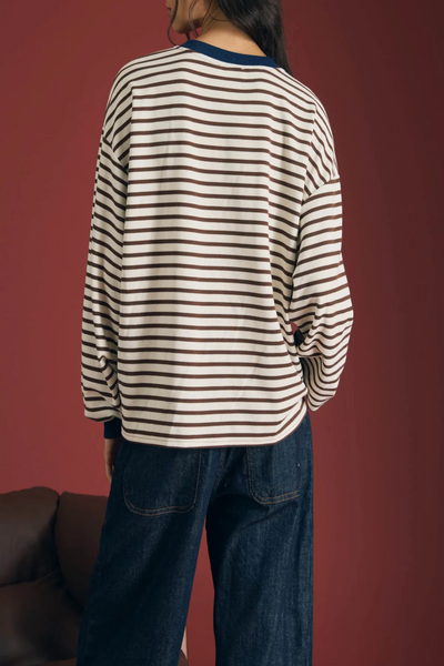 Runaway Stripe Knit Top