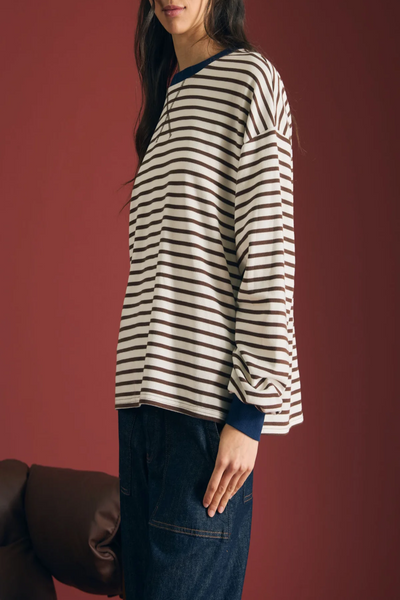 Runaway Stripe Knit Top
