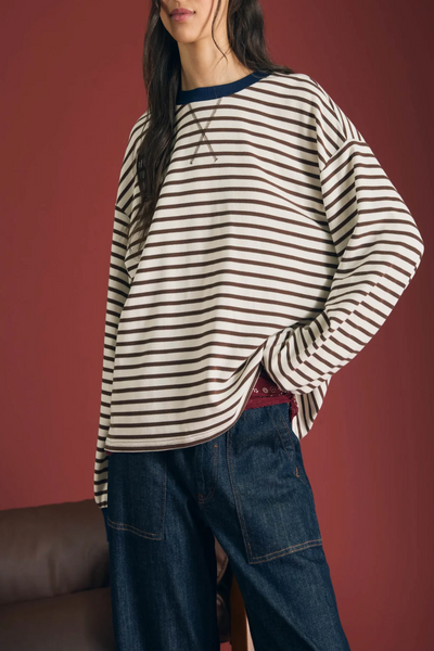 Runaway Stripe Knit Top