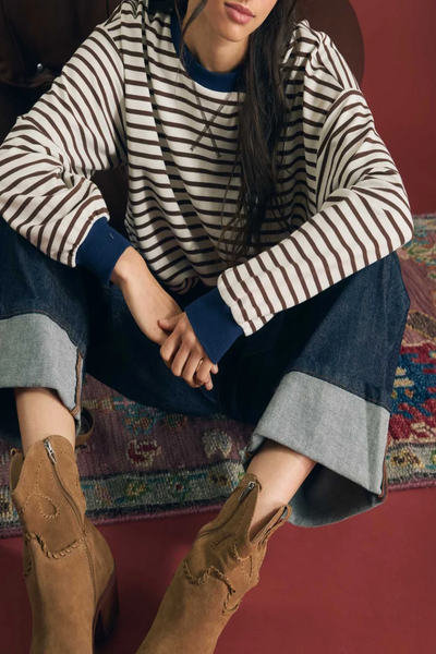 Runaway Stripe Knit Top