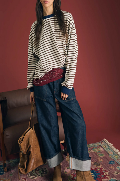 Runaway Stripe Knit Top