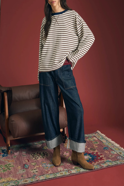 Runaway Stripe Knit Top