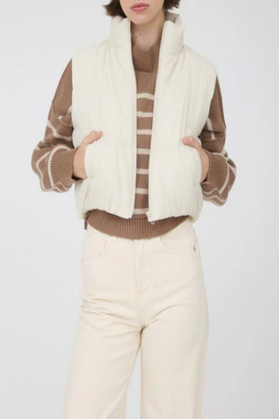 Yeti Cropped Puffer Vest