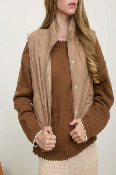 Lake Run Quilted Puffer Vest