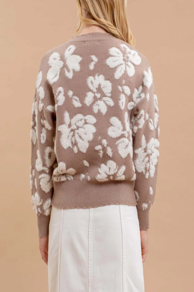 Perennial Distressed Floral Sweater