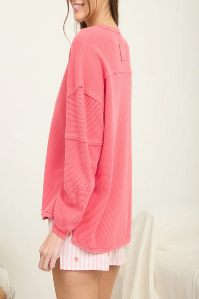Feel Like Dancing Rib Knit Top