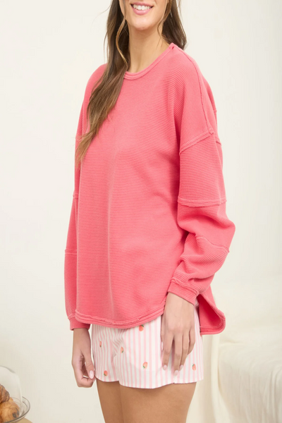Feel Like Dancing Rib Knit Top