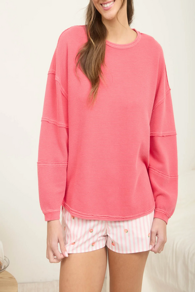 Feel Like Dancing Rib Knit Top