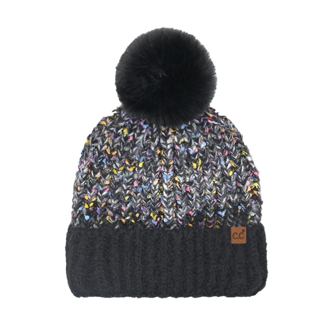 C.C Confetti Pom Beanie