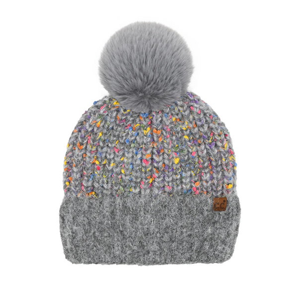 C.C Confetti Pom Beanie