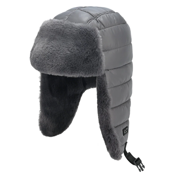 C.C Padded Faux Fur Trapper Hat