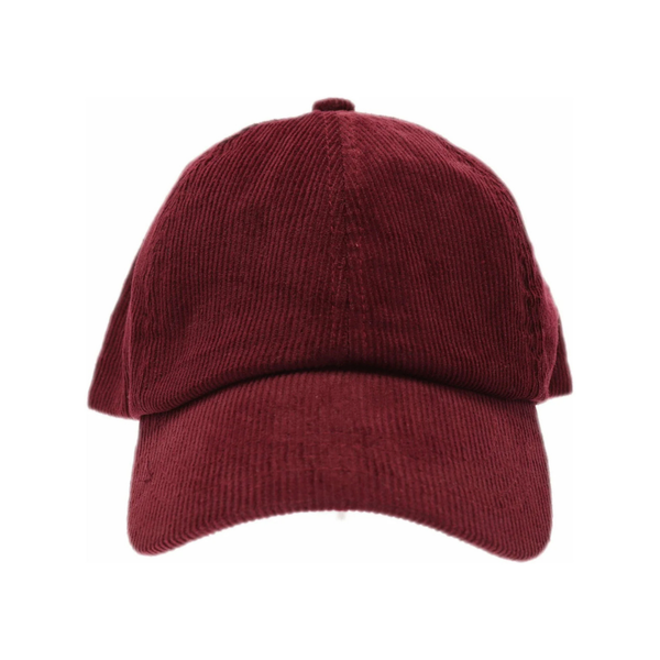 C.C Corduroy Criss Cross High Pony Ball Cap