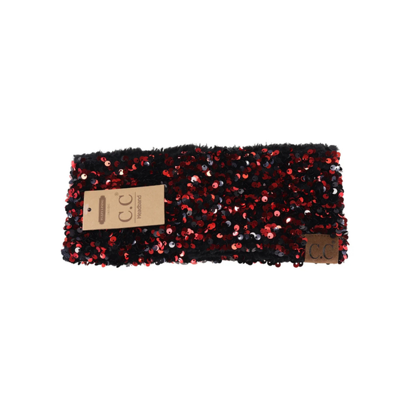 C.C Cluster Sequin Head Wrap