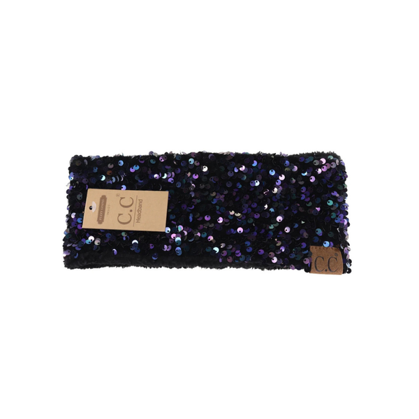 C.C Cluster Sequin Head Wrap