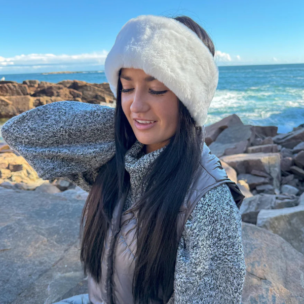 C.C Faux Fur Headwrap