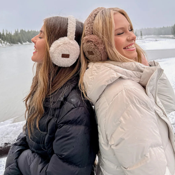 C.C Faux Fur Sherpa Earmuffs