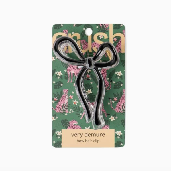 Very Demure Bow Hair Clip